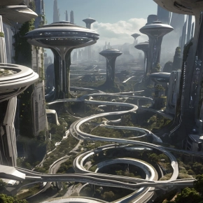 Futuristic cities